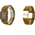 Big Face Square Wooden Watches for Man